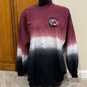 Gamecocks long sleeved ombre t